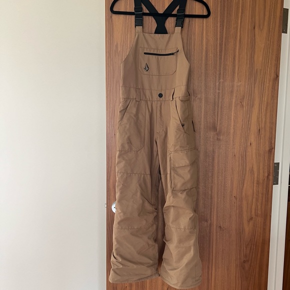 Volcom Barkley Insulated Bib Overalls kids M/10 youth. Excellent condition. - Picture 2 of 4
